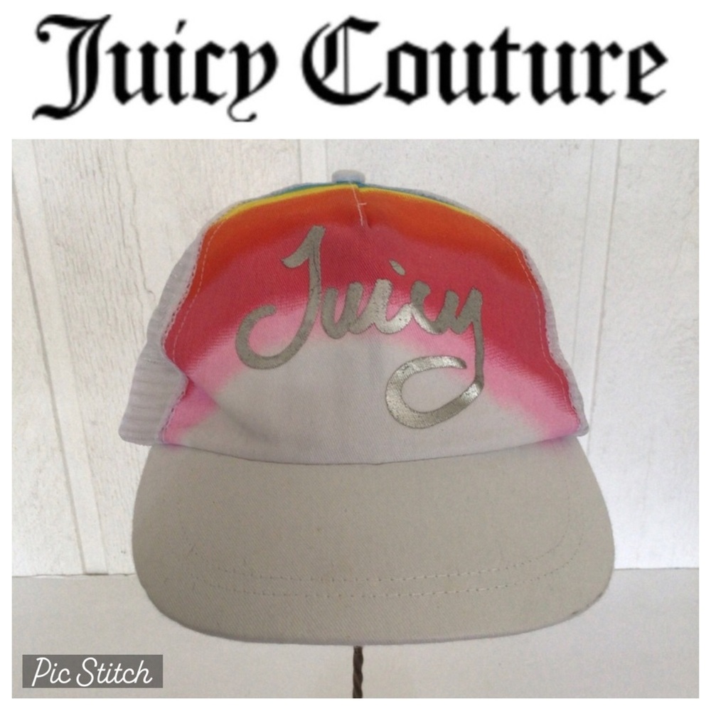 JUICY COUTURE LOGO BASEBALL HAT OSFM